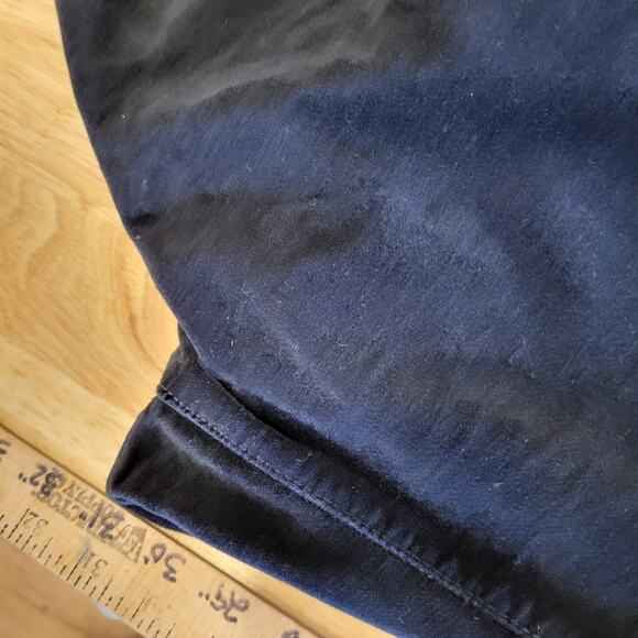 Gap 1969 30/10r Black Straight Leg Jeans Cotton Blend 9" Rise 31"Inseam - Picture 7 of 12